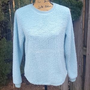 Women's NEW Mayfair Fuzzy Sherpa Fleece Pullover Top